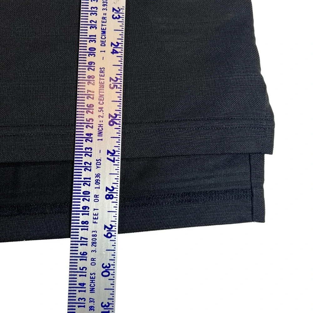 Adidas Golf Polo Shirt Mens M Black Performance‎ Short Sleeve